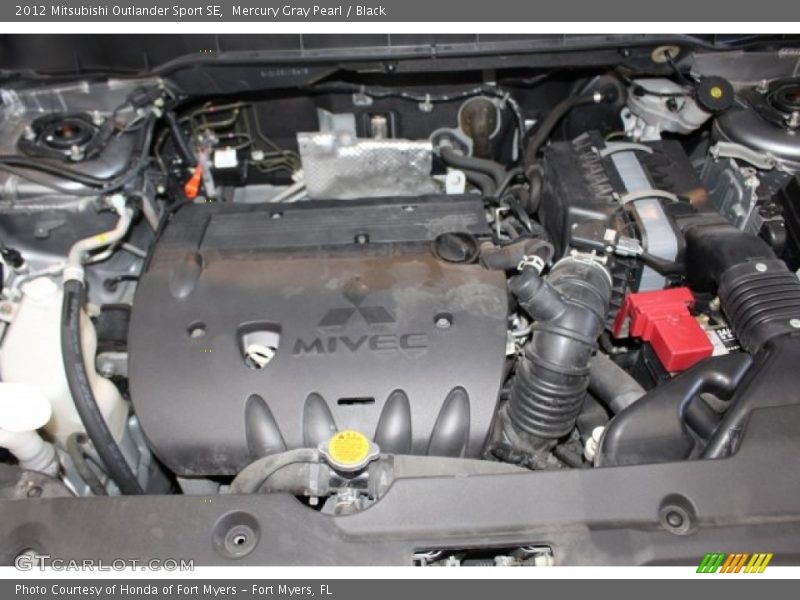 Mercury Gray Pearl / Black 2012 Mitsubishi Outlander Sport SE