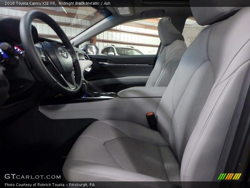 Midnight Black Metallic / Ash 2018 Toyota Camry XSE V6