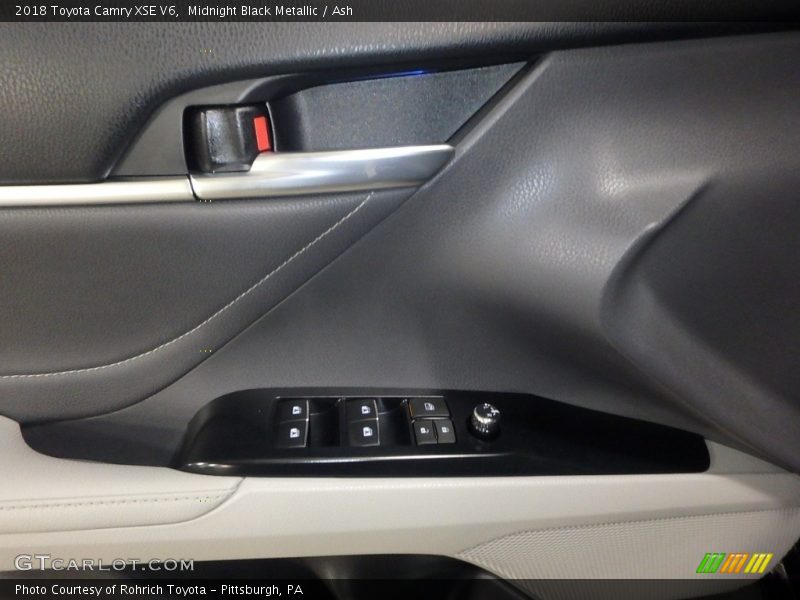 Midnight Black Metallic / Ash 2018 Toyota Camry XSE V6