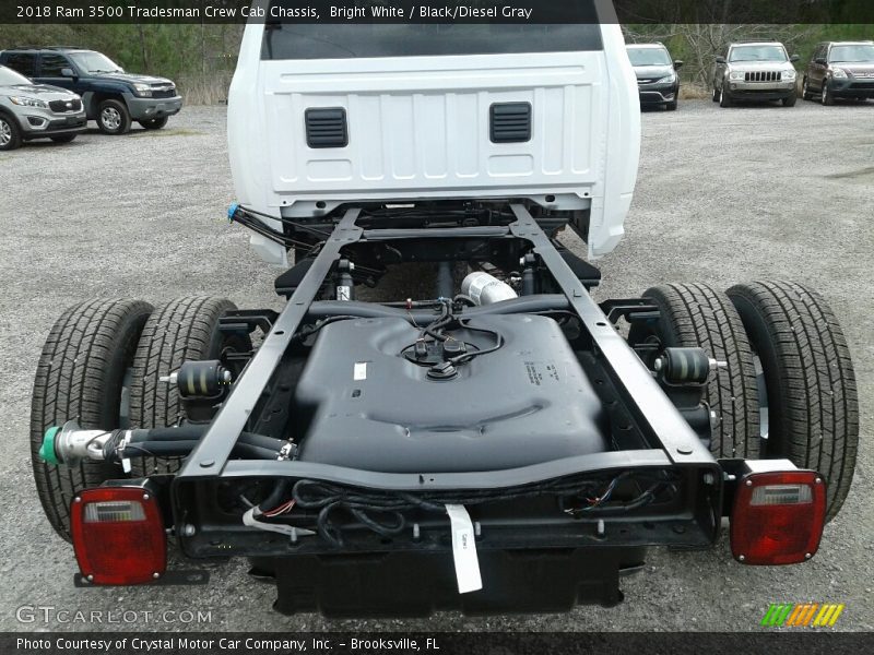 Bright White / Black/Diesel Gray 2018 Ram 3500 Tradesman Crew Cab Chassis
