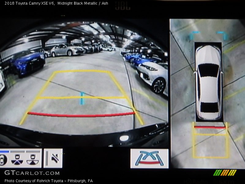 Midnight Black Metallic / Ash 2018 Toyota Camry XSE V6