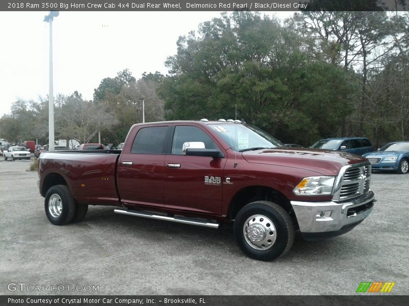Front 3/4 View of 2018 3500 Big Horn Crew Cab 4x4 Dual Rear Wheel
