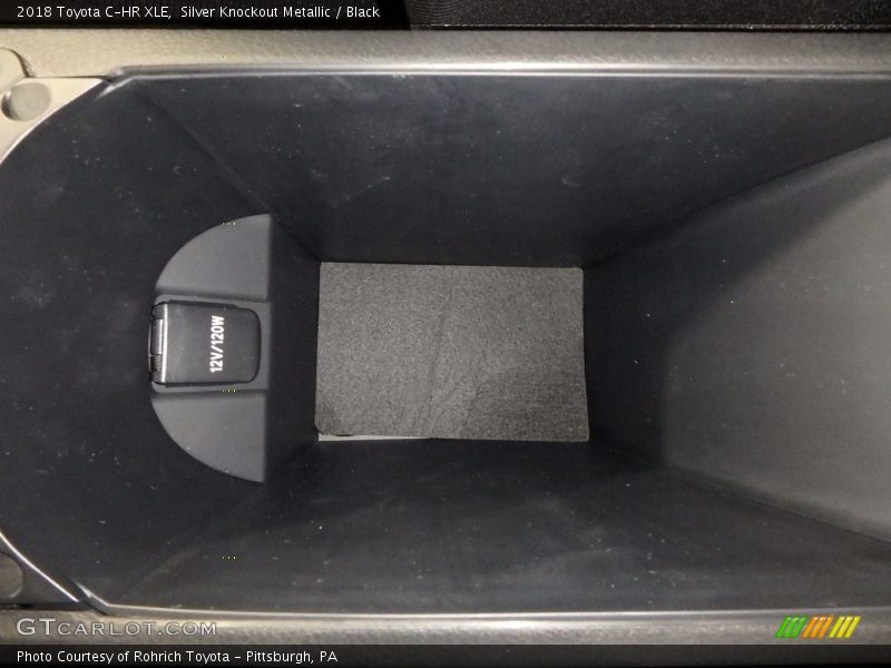 Silver Knockout Metallic / Black 2018 Toyota C-HR XLE