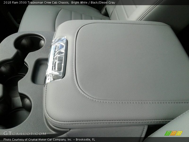 Bright White / Black/Diesel Gray 2018 Ram 3500 Tradesman Crew Cab Chassis
