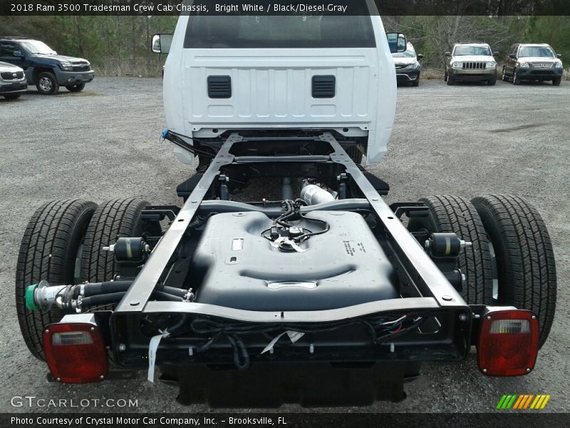 Bright White / Black/Diesel Gray 2018 Ram 3500 Tradesman Crew Cab Chassis