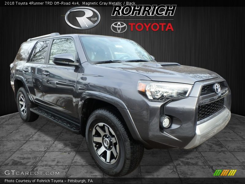 Magnetic Gray Metallic / Black 2018 Toyota 4Runner TRD Off-Road 4x4