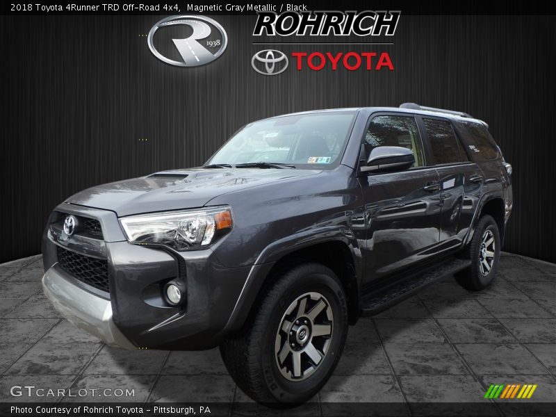 Magnetic Gray Metallic / Black 2018 Toyota 4Runner TRD Off-Road 4x4
