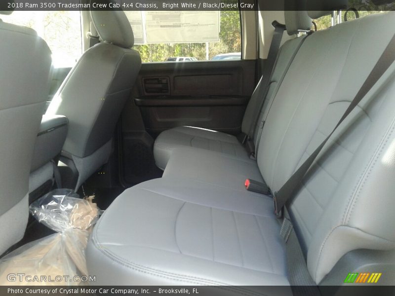 Bright White / Black/Diesel Gray 2018 Ram 3500 Tradesman Crew Cab 4x4 Chassis