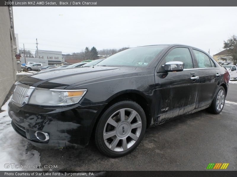 Black / Dark Charcoal 2008 Lincoln MKZ AWD Sedan