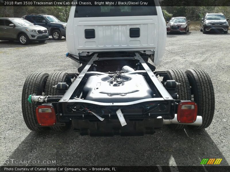 Bright White / Black/Diesel Gray 2018 Ram 3500 Tradesman Crew Cab 4x4 Chassis
