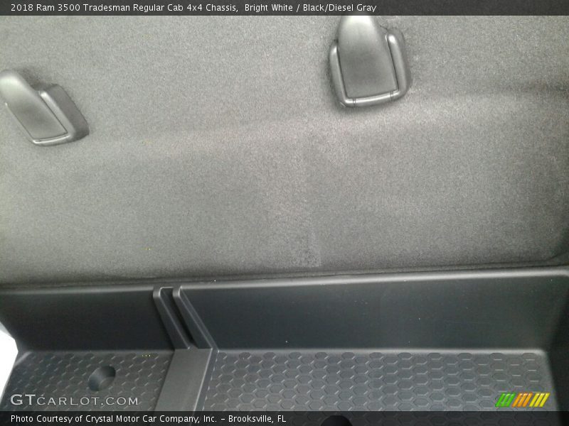 Bright White / Black/Diesel Gray 2018 Ram 3500 Tradesman Regular Cab 4x4 Chassis