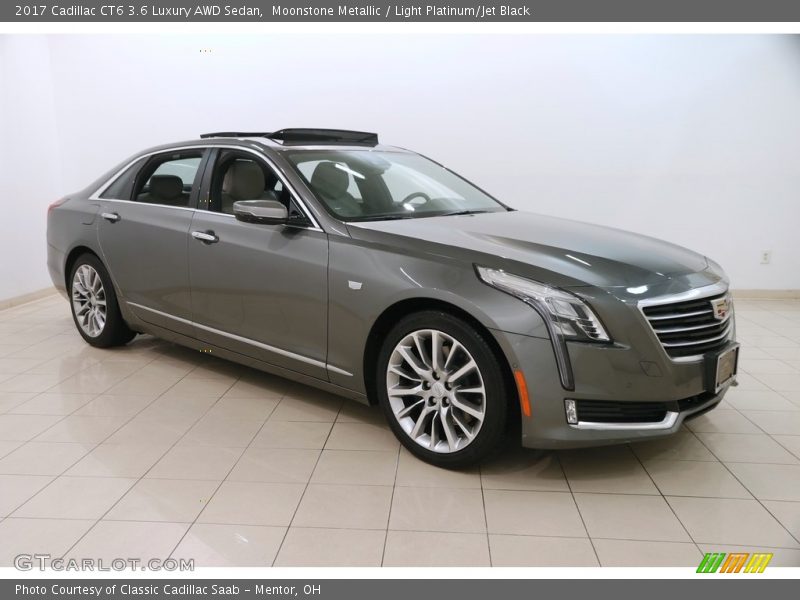 Moonstone Metallic / Light Platinum/Jet Black 2017 Cadillac CT6 3.6 Luxury AWD Sedan