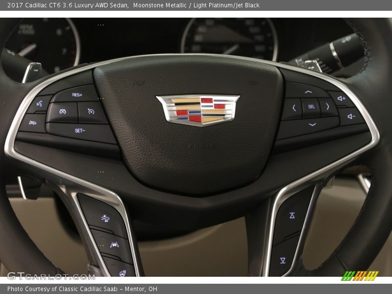 Moonstone Metallic / Light Platinum/Jet Black 2017 Cadillac CT6 3.6 Luxury AWD Sedan