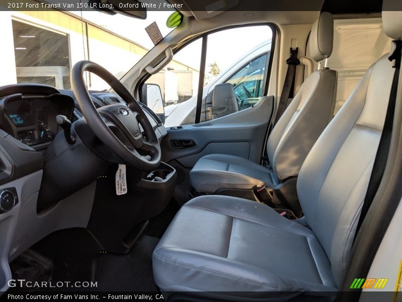 Front Seat of 2017 Transit Van 150 LR Long