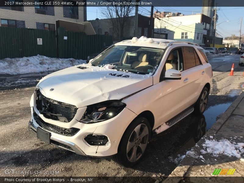 Polar White / Ginger Beige/Espresso Brown 2017 Mercedes-Benz GLE 350 4Matic