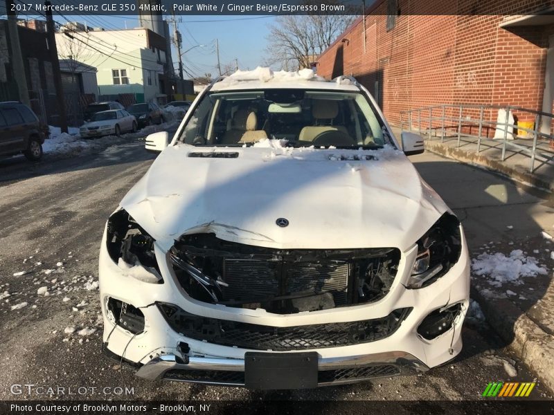 Polar White / Ginger Beige/Espresso Brown 2017 Mercedes-Benz GLE 350 4Matic