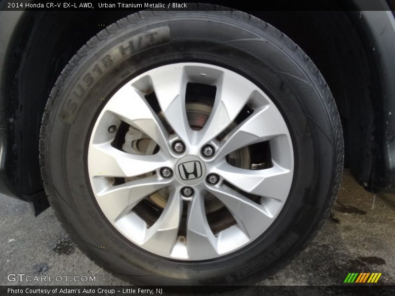 Urban Titanium Metallic / Black 2014 Honda CR-V EX-L AWD
