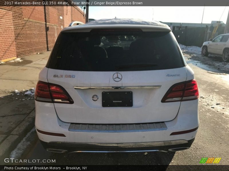 Polar White / Ginger Beige/Espresso Brown 2017 Mercedes-Benz GLE 350 4Matic