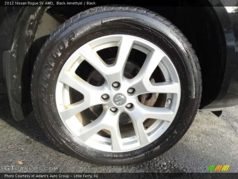 Black Amethyst / Black 2012 Nissan Rogue SV AWD