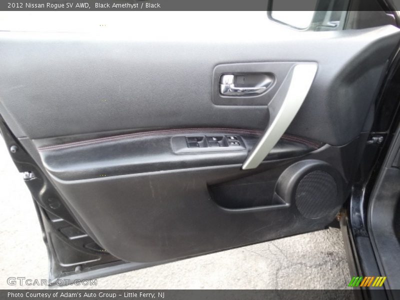 Black Amethyst / Black 2012 Nissan Rogue SV AWD