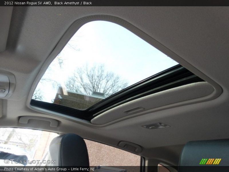 Black Amethyst / Black 2012 Nissan Rogue SV AWD