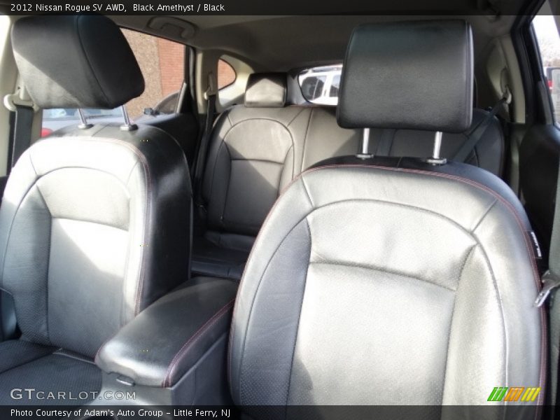 Black Amethyst / Black 2012 Nissan Rogue SV AWD