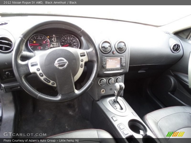 Black Amethyst / Black 2012 Nissan Rogue SV AWD