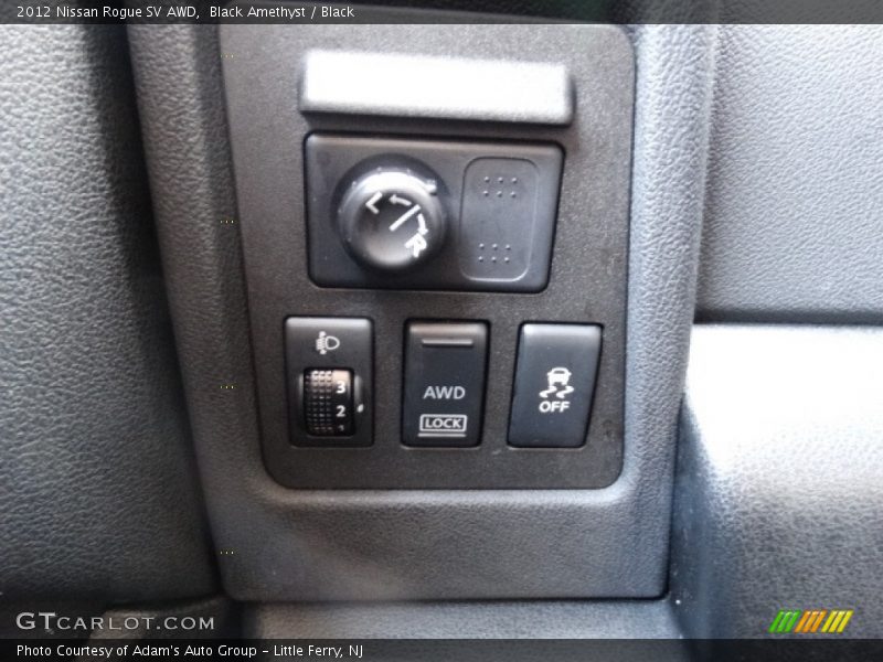 Black Amethyst / Black 2012 Nissan Rogue SV AWD
