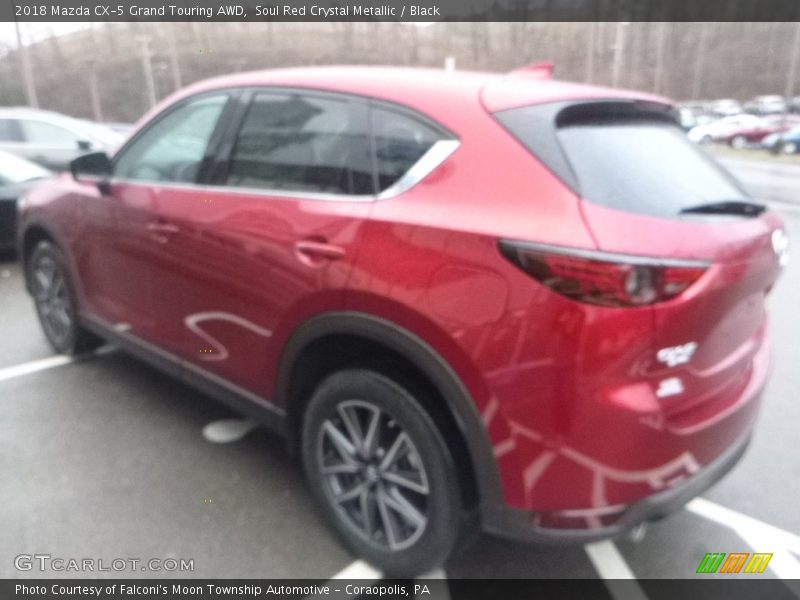 Soul Red Crystal Metallic / Black 2018 Mazda CX-5 Grand Touring AWD