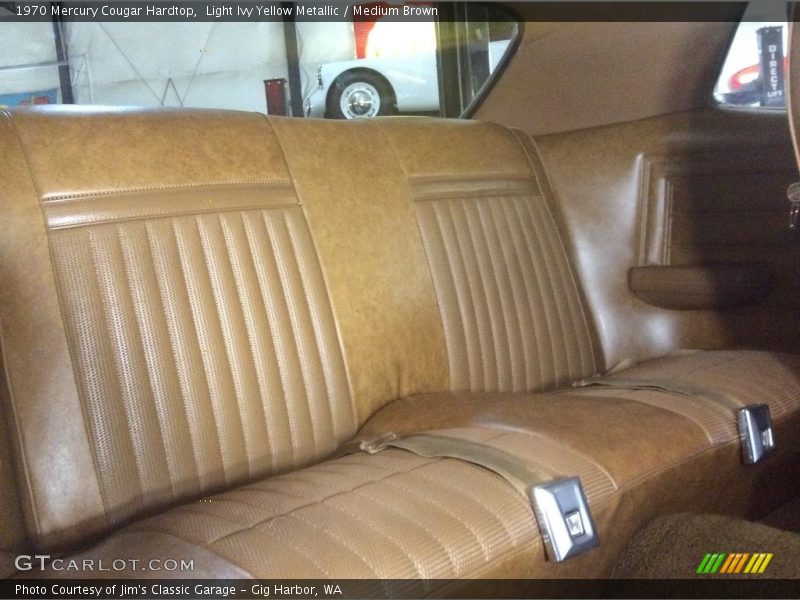 Light Ivy Yellow Metallic / Medium Brown 1970 Mercury Cougar Hardtop