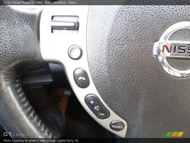 Black Amethyst / Black 2012 Nissan Rogue SV AWD