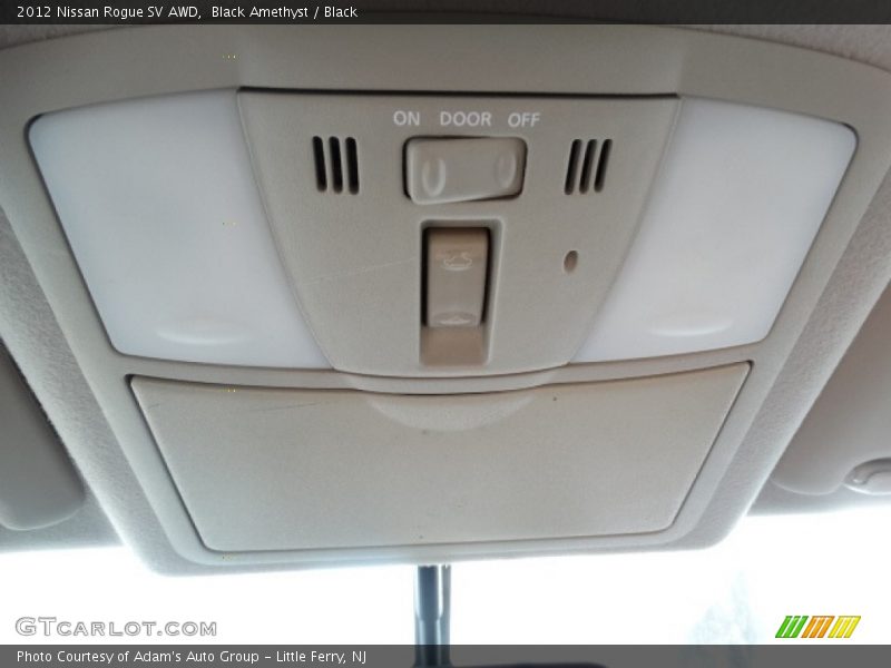 Black Amethyst / Black 2012 Nissan Rogue SV AWD
