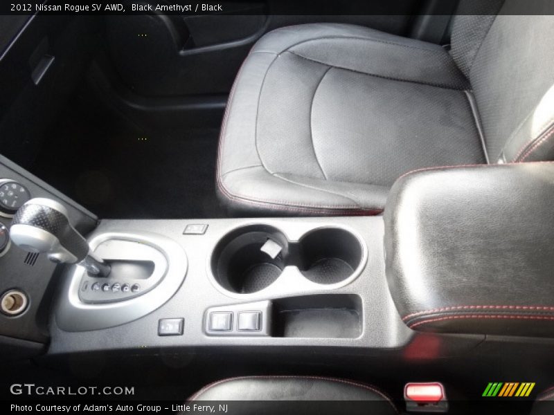 Black Amethyst / Black 2012 Nissan Rogue SV AWD