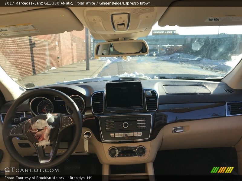 Polar White / Ginger Beige/Espresso Brown 2017 Mercedes-Benz GLE 350 4Matic