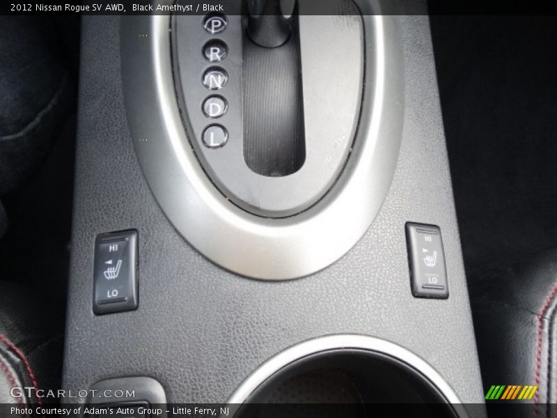 Black Amethyst / Black 2012 Nissan Rogue SV AWD