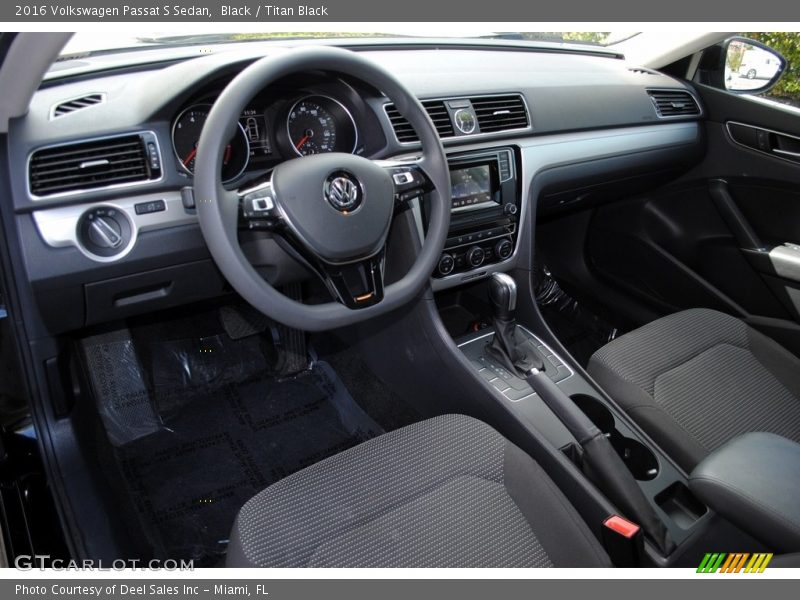 Black / Titan Black 2016 Volkswagen Passat S Sedan