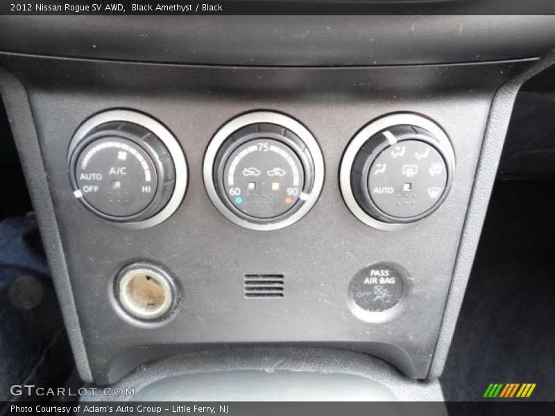Black Amethyst / Black 2012 Nissan Rogue SV AWD