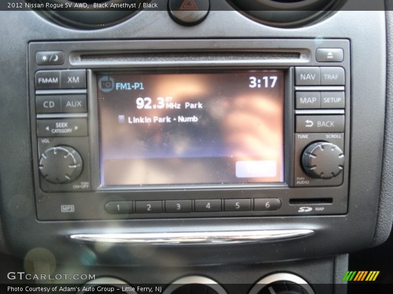 Black Amethyst / Black 2012 Nissan Rogue SV AWD