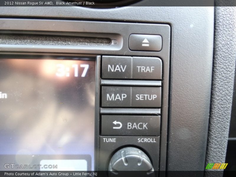 Black Amethyst / Black 2012 Nissan Rogue SV AWD