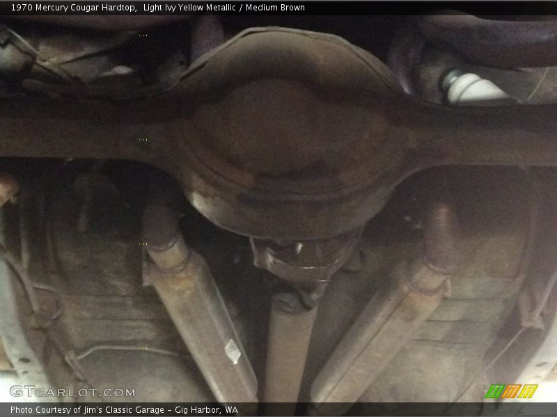 Light Ivy Yellow Metallic / Medium Brown 1970 Mercury Cougar Hardtop