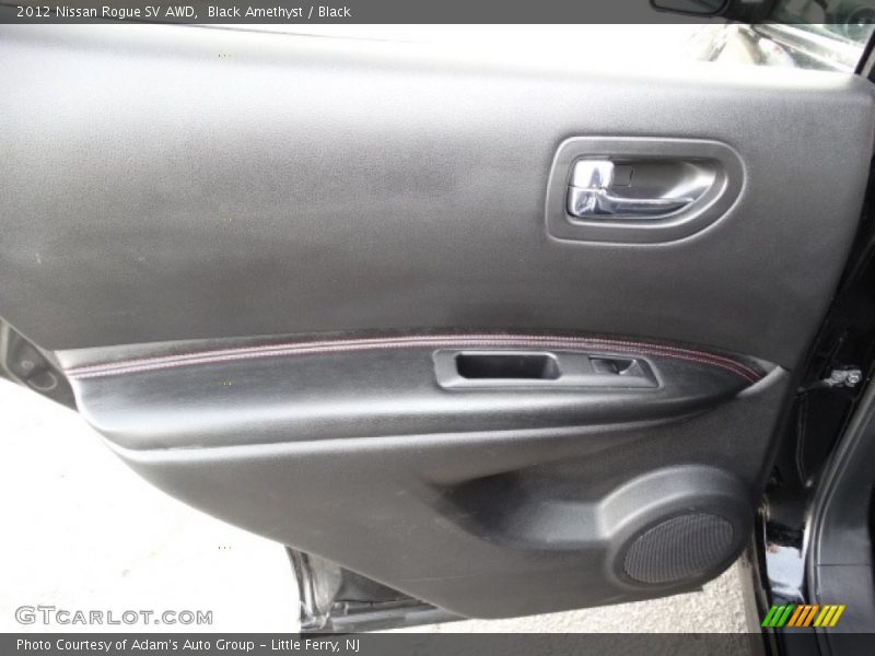 Black Amethyst / Black 2012 Nissan Rogue SV AWD