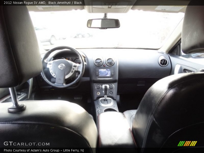 Black Amethyst / Black 2012 Nissan Rogue SV AWD