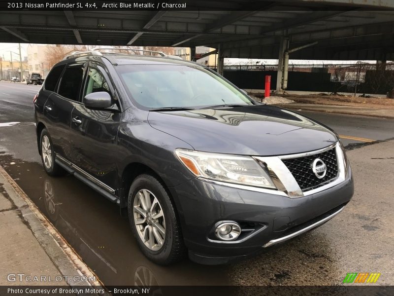 Arctic Blue Metallic / Charcoal 2013 Nissan Pathfinder SL 4x4