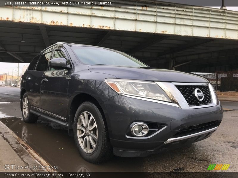 Arctic Blue Metallic / Charcoal 2013 Nissan Pathfinder SL 4x4