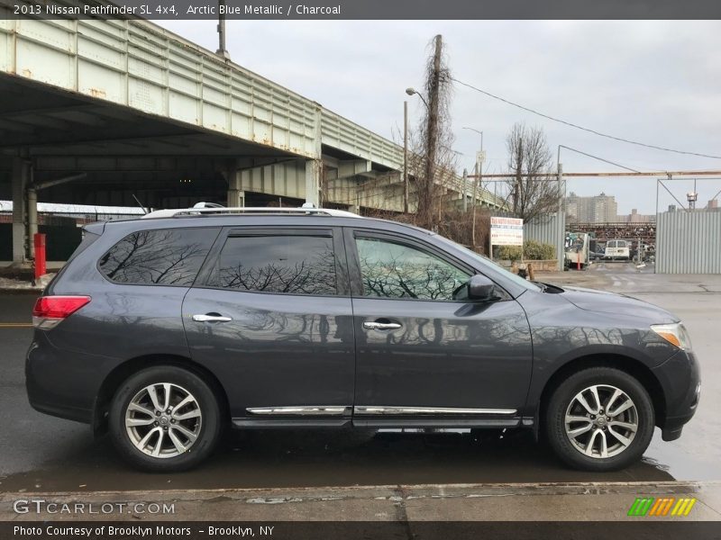 Arctic Blue Metallic / Charcoal 2013 Nissan Pathfinder SL 4x4