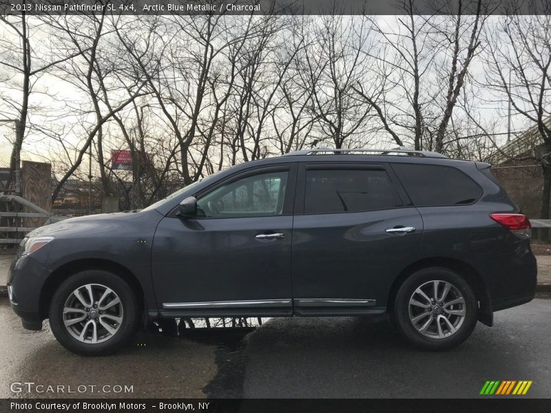 Arctic Blue Metallic / Charcoal 2013 Nissan Pathfinder SL 4x4