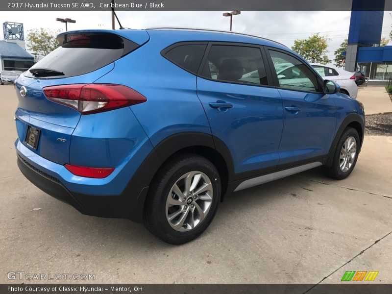 Caribbean Blue / Black 2017 Hyundai Tucson SE AWD