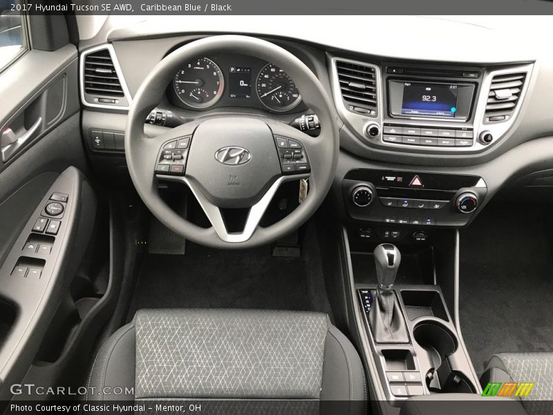 Caribbean Blue / Black 2017 Hyundai Tucson SE AWD