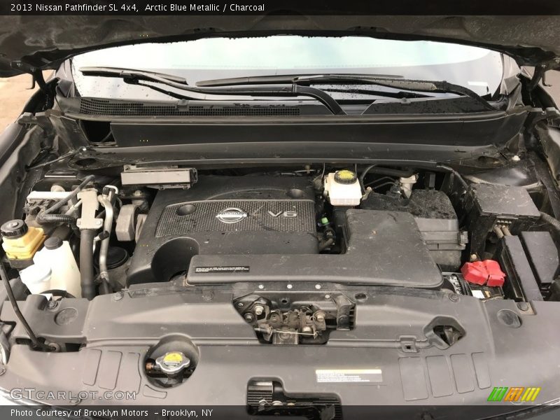 Arctic Blue Metallic / Charcoal 2013 Nissan Pathfinder SL 4x4