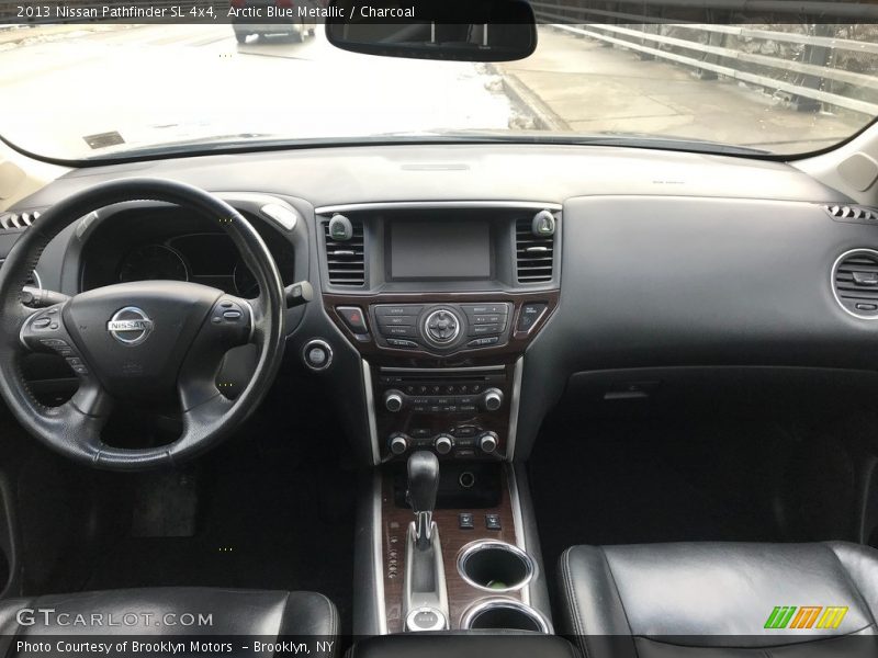 Arctic Blue Metallic / Charcoal 2013 Nissan Pathfinder SL 4x4